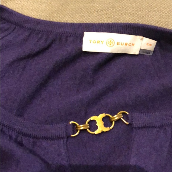 Tory Burch Sweaters - Purple Tory Burch sweater 100% cashmere, small